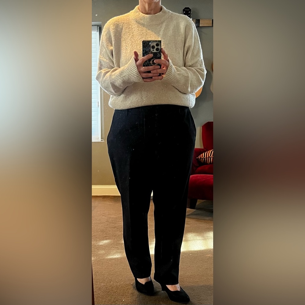 Ann Taylor Black Cropped Pants